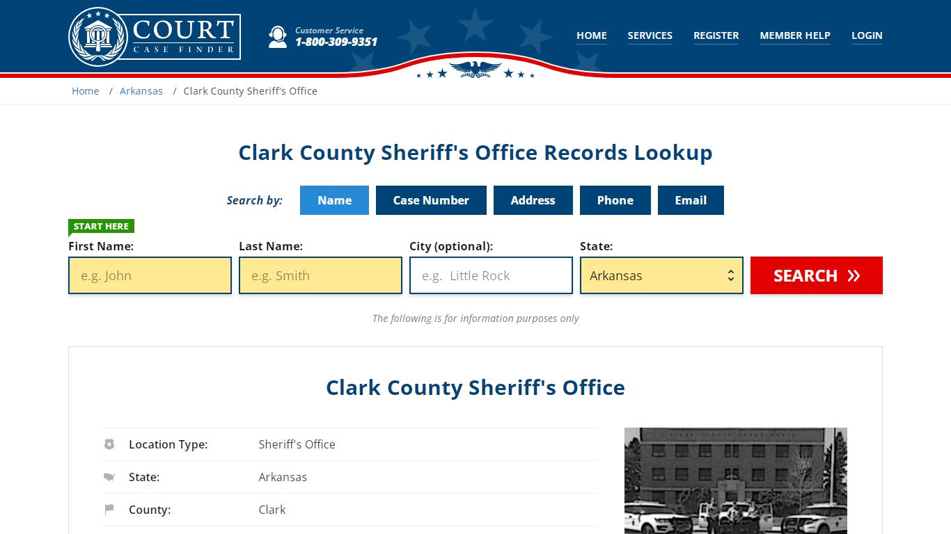 Clark County Sheriff's Office | Arkadelphia, AR Public Records