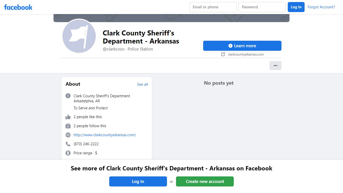 Clark County Sheriff's Department - Arkansas - Home